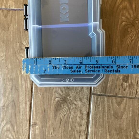 Kobalt Small Plastic 3 Compartment Tool Storage Bin Container - Picture 5 of 6